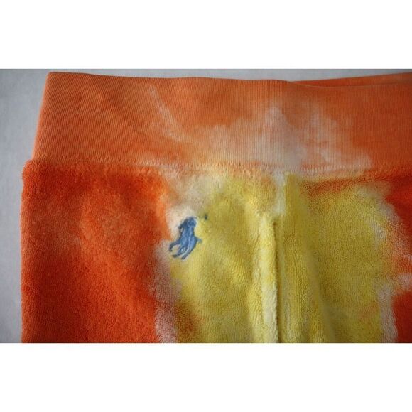Polo Ralph Lauren Women's Sz XL Beach Dye Tie Dye Drawstring Terry Shorts - Picture 4 of 9